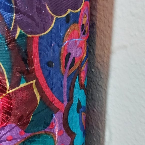 Vintage Victoria Secrets Floral Gold Label Kimono Robe Size PS - Picture 8 of 10